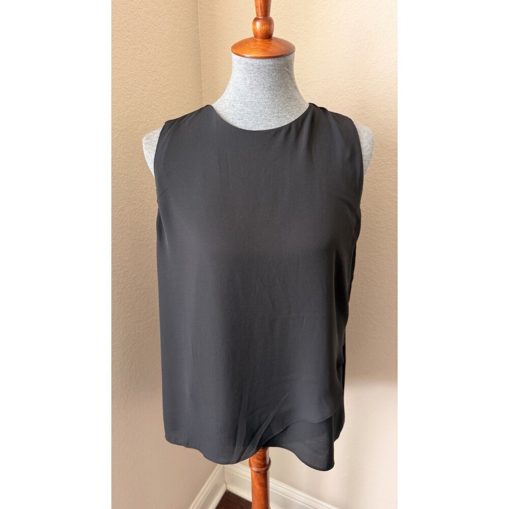 Chico’s Women's Size 1 (M/8) Black Classic Layer Jade Tank Top - NWT